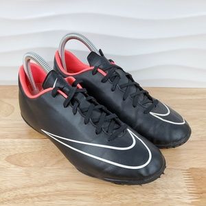 Nike Mercurial Jr Victory V Youth Turf Soccer Shoes 6Y 651641-016 Black